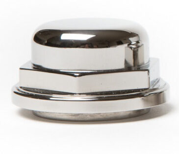 BMW triple clamp center steering nut polished 1970-1980 motorcycles