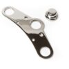 BMW triple clamp center steering nut polished 1970-1980 motorcycles - Image 4